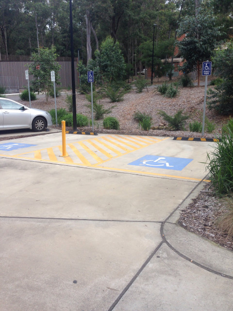 Disabled parking
