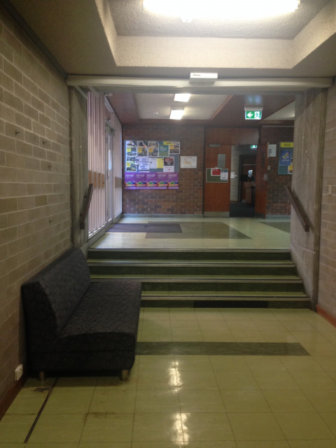 Down these stairs