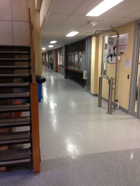 Down this corridor