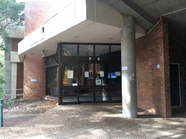 Enter through here!