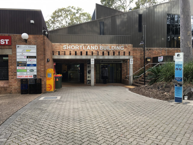 Entrance from Auchmuty courtyard!