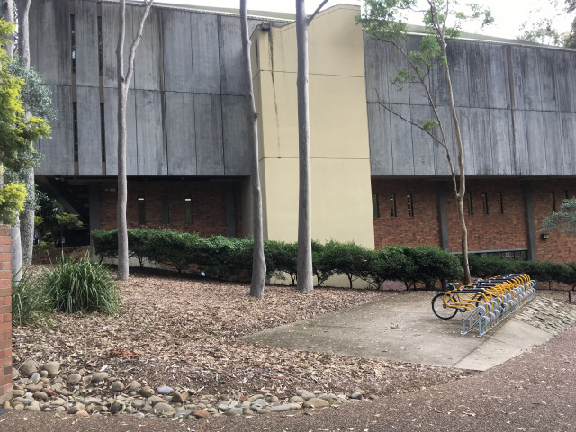 Front right of the Auchmuty library