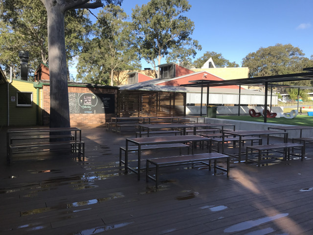Front seating area