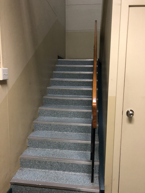 Go up these stairs