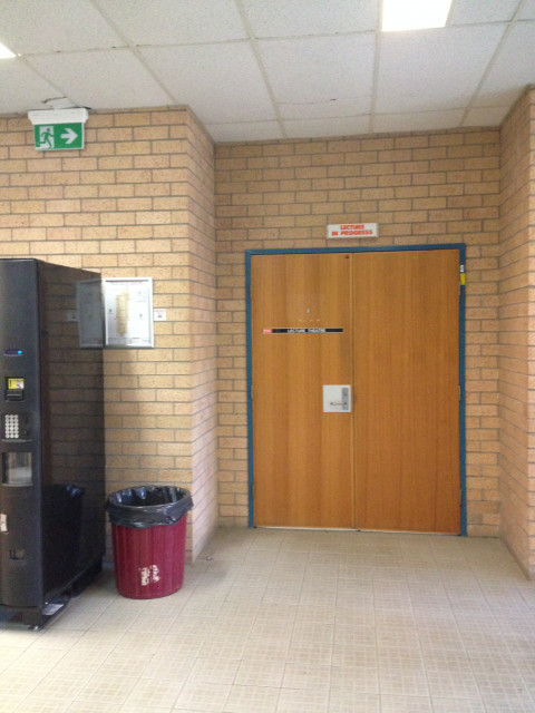 Looking right from the main entrance