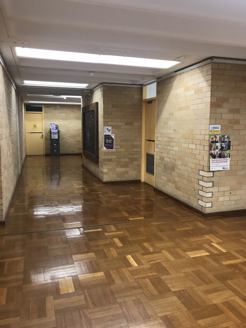 Male toilet on the right