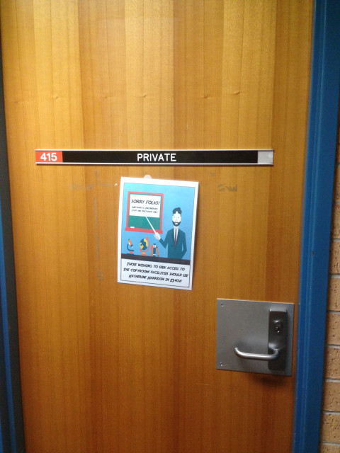 Office on your right