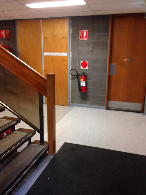 Or coming from the side entrance