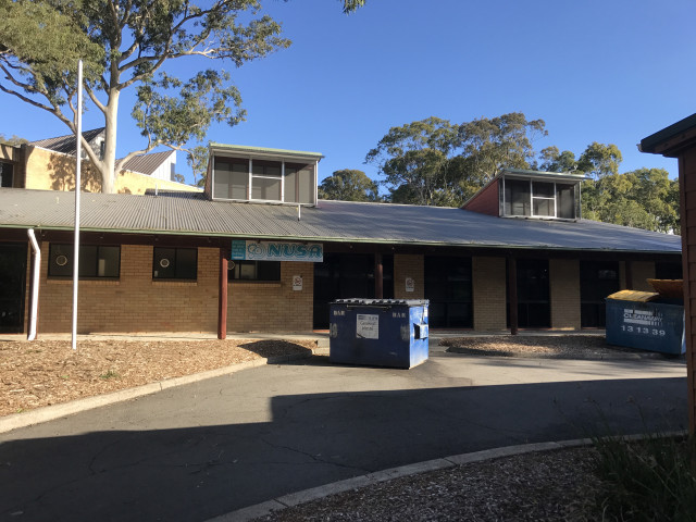 Rear entrance