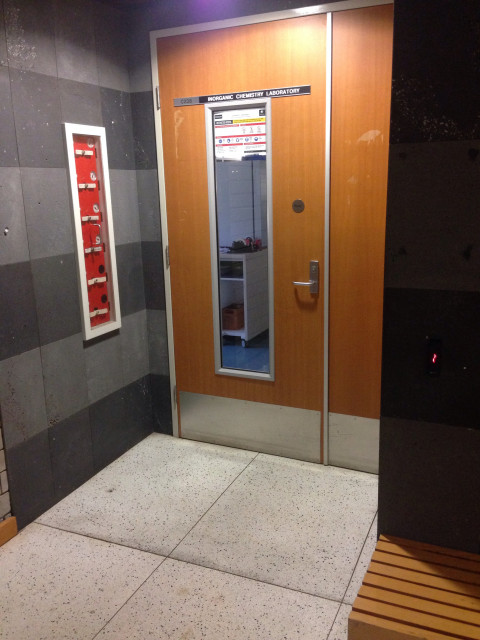 Second door on the right