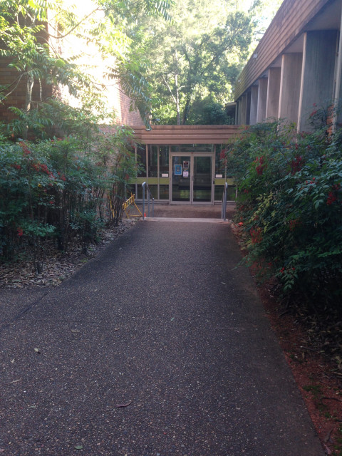 Side entrance
