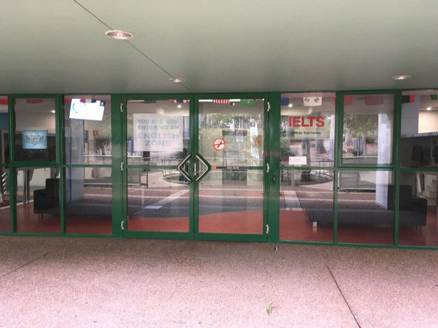 The main entrance to Level 2