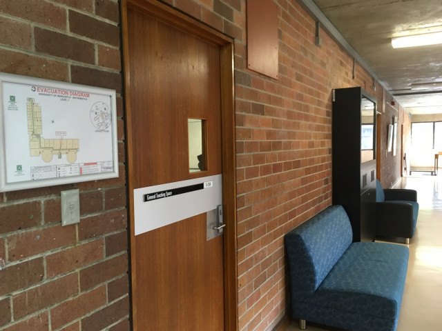 There's a lovely couch out front for chilling.